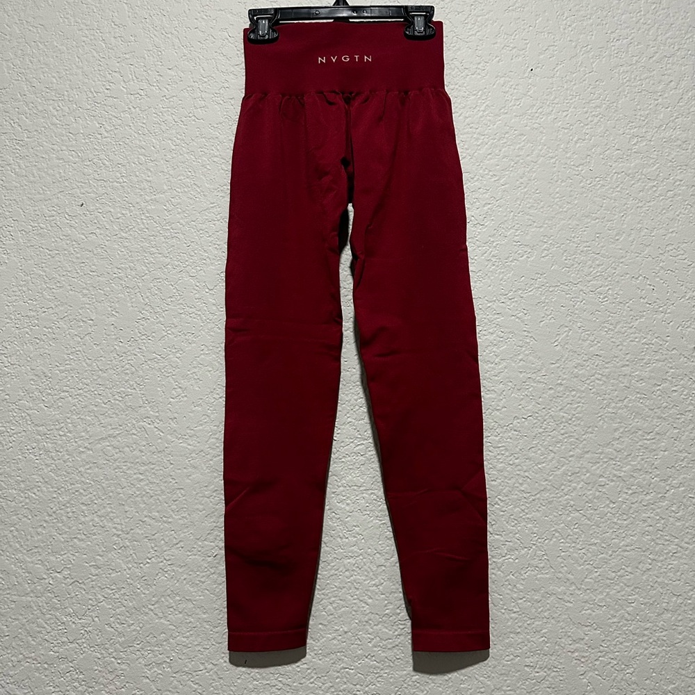 NVGTN Women's Burgundy Leggings